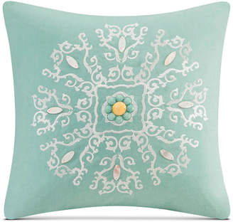 Echo CLOSEOUT! Indira Red 18" Square Decorative Pillow