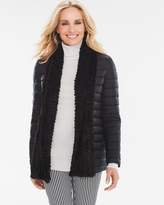 Thumbnail for your product : Chico's Faux-Fur Trim Puffer Jacket