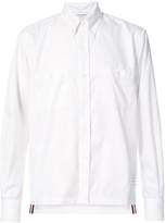 Thumbnail for your product : Thom Browne Long Sleeve Button Down Point Collar With Mesh Lining In Ripstop
