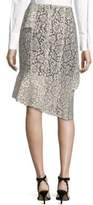Thumbnail for your product : Midi Length Lace Frill Skirt