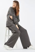 Thumbnail for your product : Topshop Geo print wide leg trousers