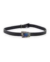Thumbnail for your product : Alexis Bittar Leather Choker Wrap Bracelet