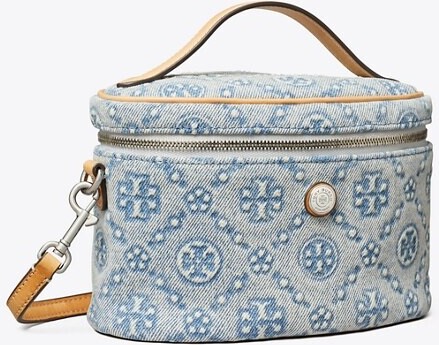 T Monogram Denim Soft Vanity Case