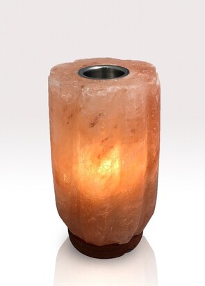 The House of Awareness Round Bamboo Aromatherapy Himalayan Lamp with One  Oil - Orange - ShopStyle Home Fragrance