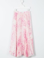 Thumbnail for your product : Roberto Cavalli Junior Printed Pleated Skirt