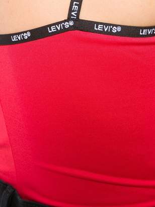 Levi's logo trim body top
