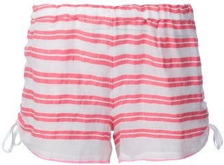 Lemlem striped short shorts