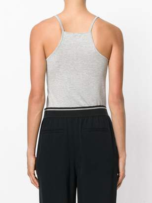 Joseph V-neck fitted tank top