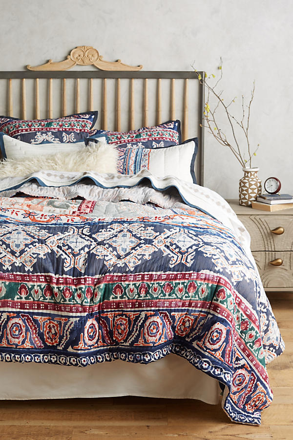 Anthropologie Risa Quilt ShopStyle Blankets