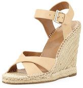 Thumbnail for your product : Joie Lena Leather Espadrille Sandal, Nude