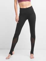 Thumbnail for your product : Gap gFast high rise Blackout stirrup leggings