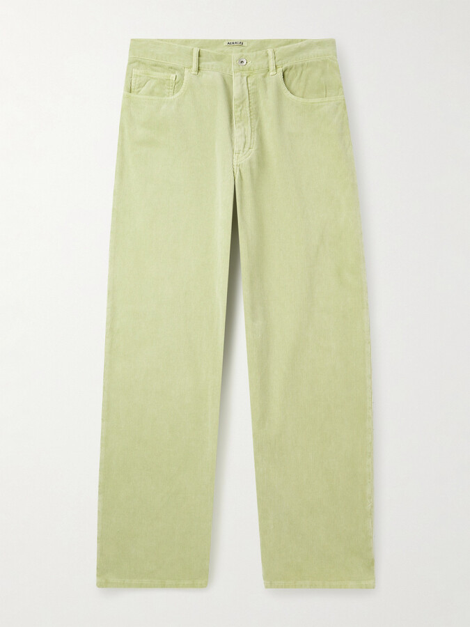 AURALEE Straight-Leg Cotton-Corduroy Trousers