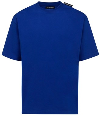 Balenciaga T Shirt Blue Men Shop The World S Largest Collection Of Fashion Shopstyle