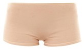 Thumbnail for your product : Hanro Seamless Cotton Boy-short Briefs - Nude