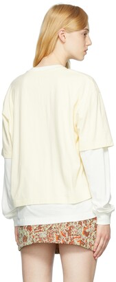Ambush Off-White Cotton Long Sleeve T-Shirt