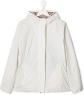 Thumbnail for your product : K Way Kids TEEN hooded sports jacket