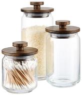 Thumbnail for your product : Container Store 22 oz. Artisan Glass Canister Walnut Lid
