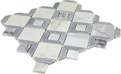 Daltile Raine 12" x 14" Natural Stone Novelty Mosaic Wall Tile