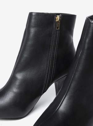 Wide Fit Black 'Ada' Ankle Boots