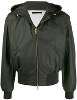 Thumbnail for your product : Giorgio Armani Zipped Hooded Jacket