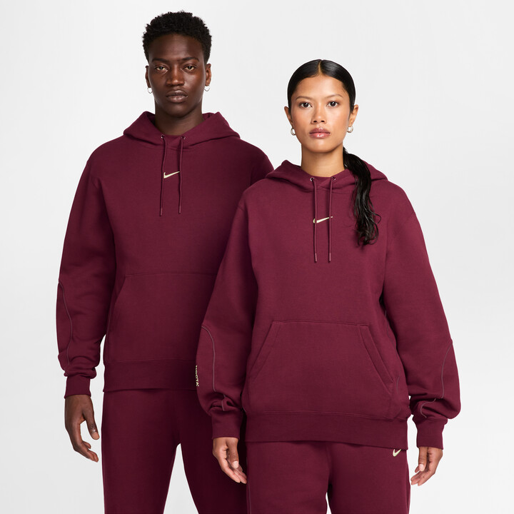 Nike Men's NOCTA NOCTA Fleece CS Hoodie in Red | FN7659-638