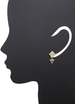 Thumbnail for your product : Lapis Aqua Chalcedony, & CZ Double Drop Earrings