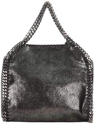 Stella McCartney Falabella Shoulder Bag In Silver Faux Leather