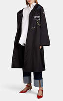 Thumbnail for your product : Valentino Women's Embroidered Graphic Tech-Fabric Parka - Black