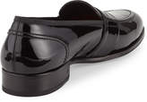 Thumbnail for your product : Tom Ford Taylor Patent Leather Penny Loafer, Black