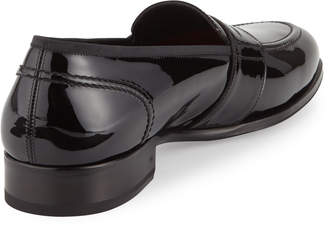 Tom Ford Taylor Patent Leather Penny Loafer, Black