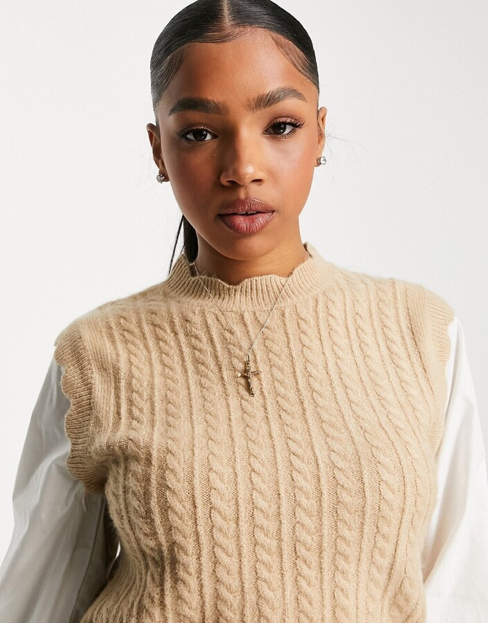Camel Cable Knit Sweaters | Shop the world's largest collection of 
