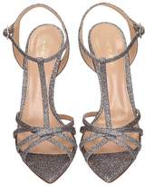 Thumbnail for your product : Lerre Silver Glitter Sandals