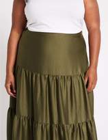 Thumbnail for your product : Marks and Spencer CURVE Tiered Full Maxi Skirt