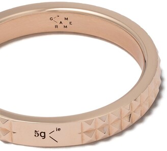 Le Gramme 18kt rose gold 5g Guilloche ring