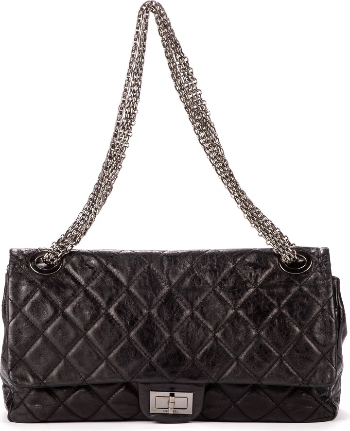 Chanel Vintage Classic Single Flap Bag Quilted Lambskin Maxi - ShopStyle