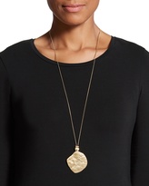 Thumbnail for your product : Chico's Long Molten Gold Pendant Necklace