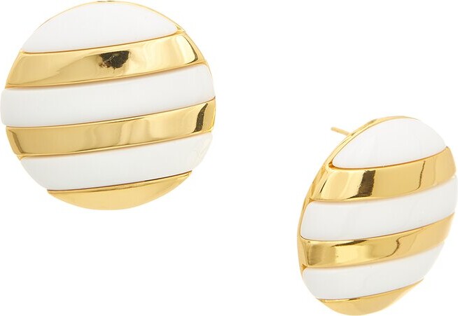 Crystal Haze 18K Plated Statement Earrings