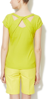 Thumbnail for your product : Lafayette 148 New York Jersey Crisscross Back Top