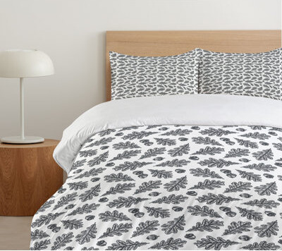 Ambesonne Microfiber Duvet Cover Set