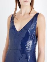 Thumbnail for your product : Emilio Pucci Sequin-embellished silk gown