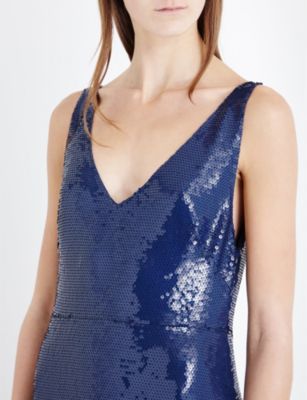 Emilio Pucci Sequin-embellished silk gown