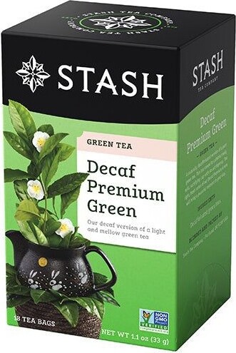 Stash Tea StashTeaPremiumGreenDecafTeaBagsCaseof6/18Bags