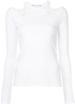 Thumbnail for your product : Rosetta Getty long sleeve cut out blouse