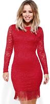 Thumbnail for your product : Walsh Kimberley Lace Fringe Dress