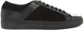 Thumbnail for your product : HUGO BOSS Fullito Leather Black Suede Sneakers