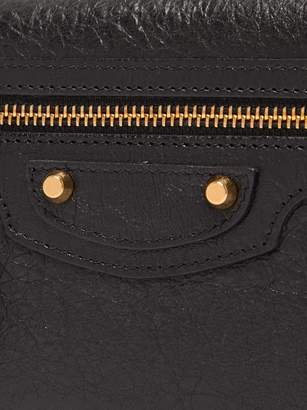 Balenciaga Classic Leather Wallet - Womens - Black