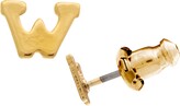 Thumbnail for your product : 2028 14K Gold-Dipped Initial Button Earrings
