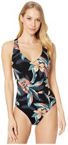 Thumbnail for your product : Roxy Print Beach Classics One-Piece Swimsuit (Anthracite Tropicoco) Women's Swimsuits One Piece