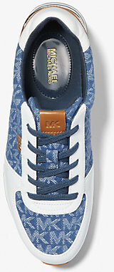 【Michael Kors】Monique Logo Jacquard Denim Trainer Monique Logo Jacquard Denim Trainer | Michael Kors [US]