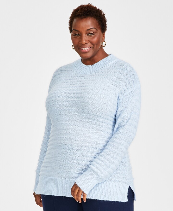 Style&Co. Style & Co Plus Size Whimsy Fair Isle Pullover Sweater, Created  for Macy's - ShopStyle